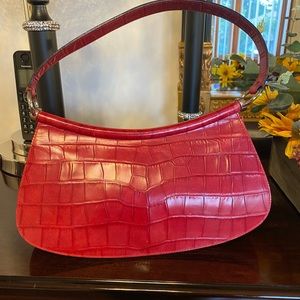 Escada Red Leather Purse